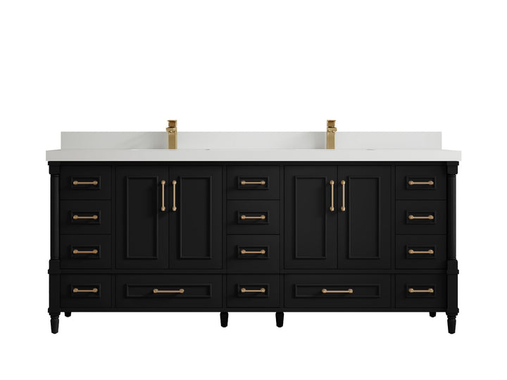Aberdeen 80 in. W x 22 in. D Double Sink Bathroom Vanity - photo 24