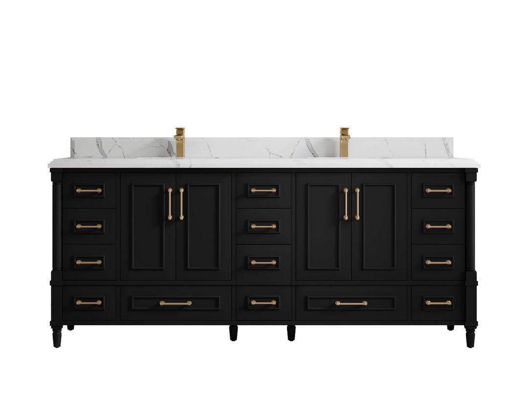 Aberdeen 80 in. W x 22 in. D Double Sink Bathroom Vanity - Willow Bath and Vanity