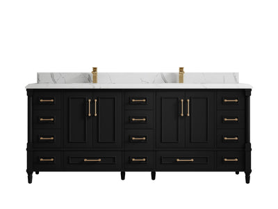 Aberdeen 80 in. W x 22 in. D Double Sink Bathroom Vanity - Willow Bath and Vanity