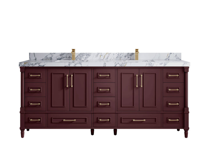 Aberdeen 80 in. W x 22 in. D Double Sink Bathroom Vanity - photo 18