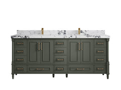 Aberdeen 80 in. W x 22 in. D Double Sink Bathroom Vanity - photo 36