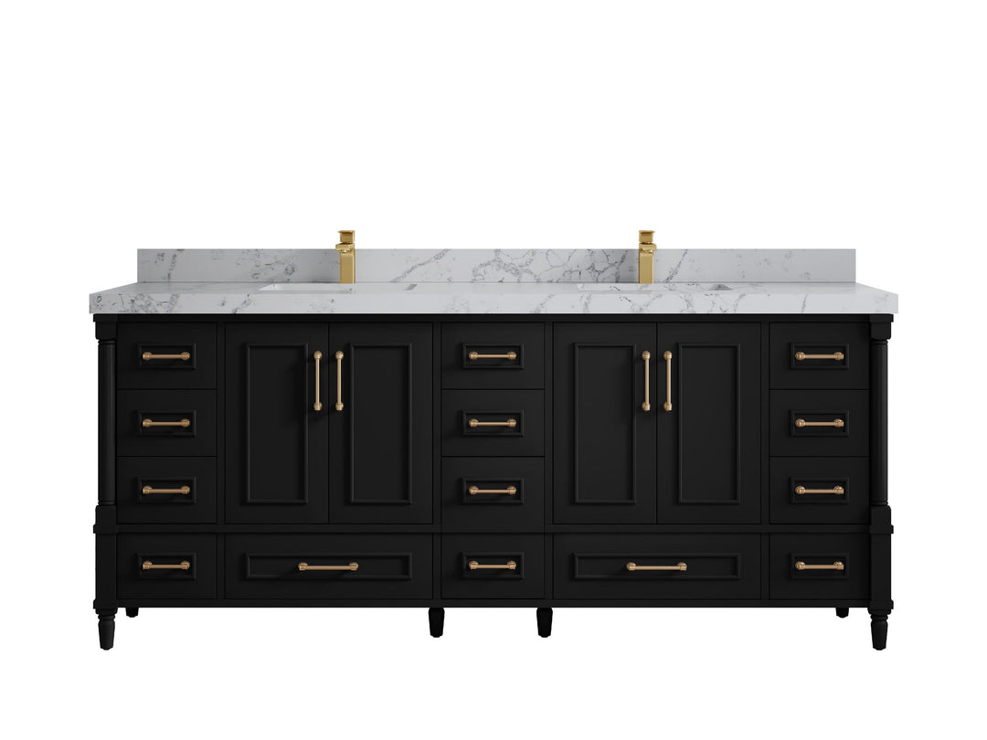 Aberdeen 80 in. W x 22 in. D Double Sink Bathroom Vanity - Willow Bath and Vanity
