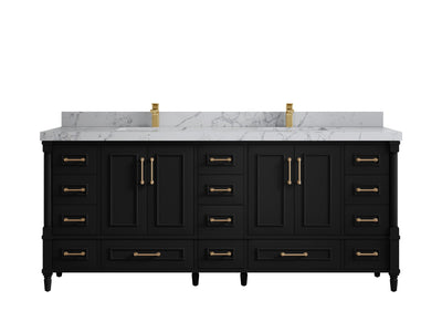 Aberdeen 80 in. W x 22 in. D Double Sink Bathroom Vanity - Willow Bath and Vanity