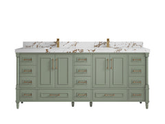 Aberdeen 80 in. W x 22 in. D Double Sink Bathroom Vanity - photo 35
