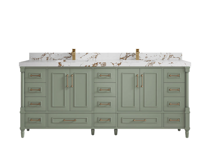 Aberdeen 80 in. W x 22 in. D Double Sink Bathroom Vanity - photo 35