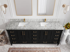 Aberdeen 80 in. W x 22 in. D Double Sink Bathroom Vanity - photo 7