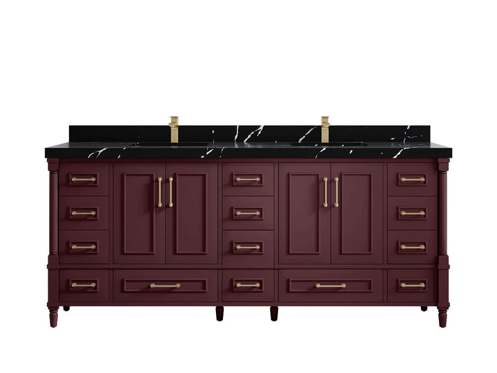 Aberdeen 80 in. W x 22 in. D Double Sink Bathroom Vanity - photo 10