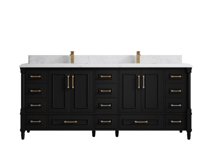 Aberdeen 80 in. W x 22 in. D Double Sink Bathroom Vanity - photo 26