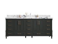 Aberdeen 80 in. W x 22 in. D Double Sink Bathroom Vanity - photo 1