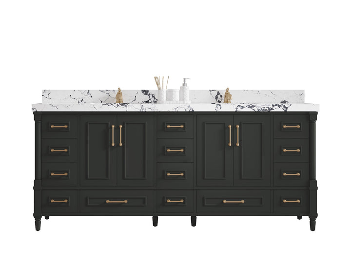 Aberdeen 80 in. W x 22 in. D Double Sink Bathroom Vanity - photo 1