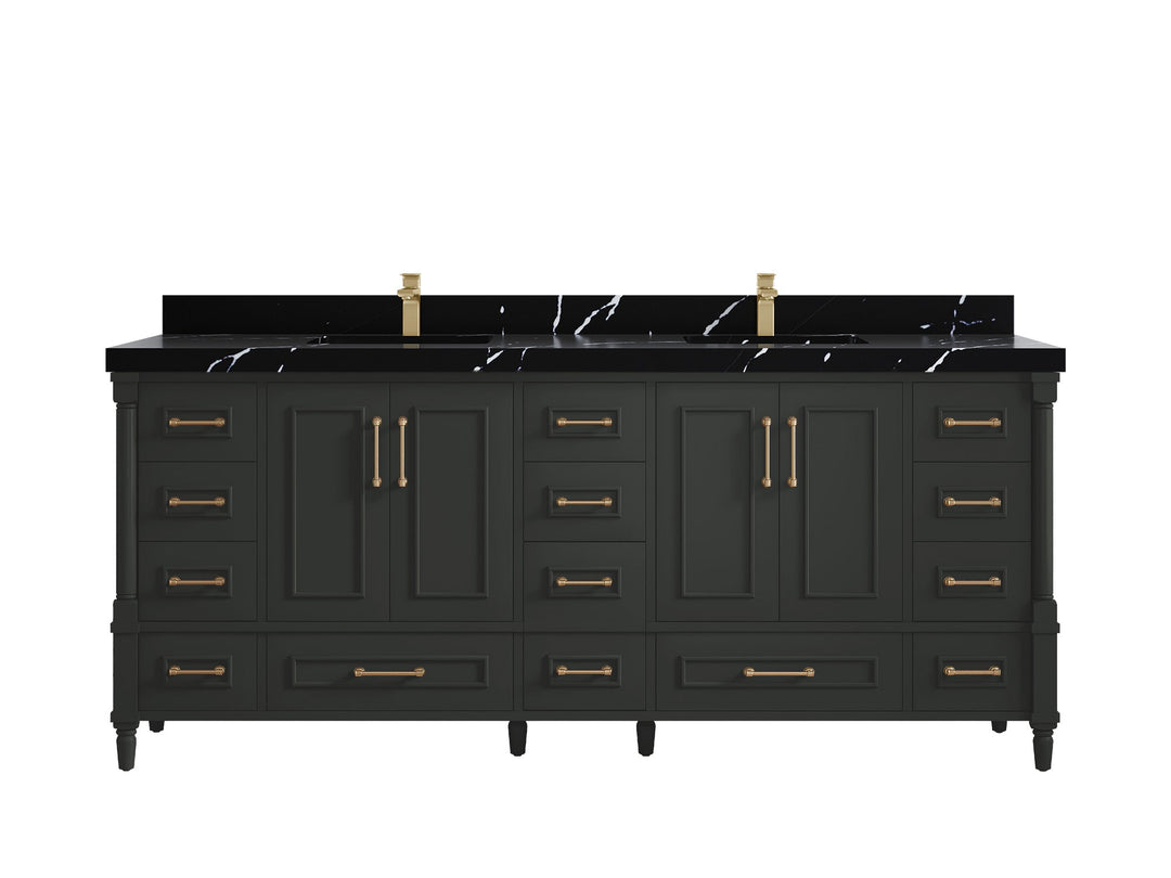 Aberdeen 80 in. W x 22 in. D Double Sink Bathroom Vanity - Willow Bath and Vanity
