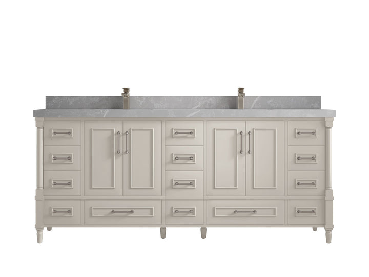 Aberdeen 80 in. W x 22 in. D Double Sink Bathroom Vanity - photo 25