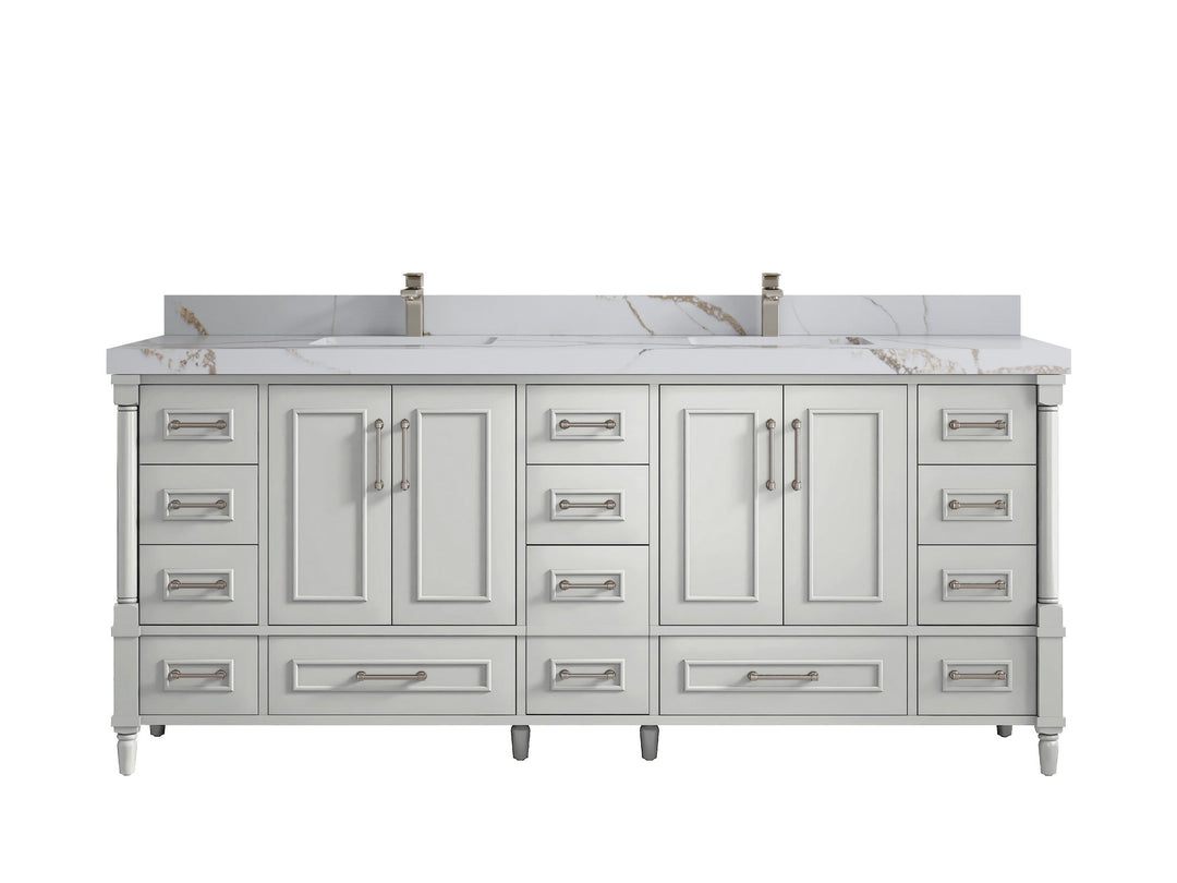 Aberdeen 80 in. W x 22 in. D Double Sink Bathroom Vanity - Willow Bath and Vanity