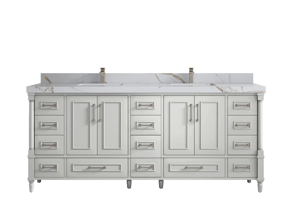 Aberdeen 80 in. W x 22 in. D Double Sink Bathroom Vanity - Willow Bath and Vanity