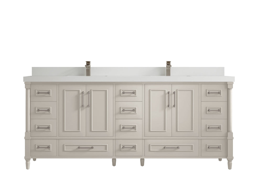 Aberdeen 80 in. W x 22 in. D Double Sink Bathroom Vanity - Willow Bath and Vanity