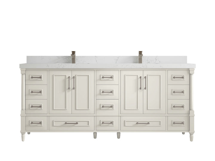 Aberdeen 80 in. W x 22 in. D Double Sink Bathroom Vanity - photo 18
