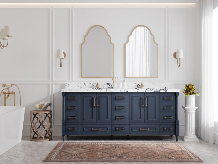 Aberdeen 80 in. W x 22 in. D Double Sink Bathroom Vanity - photo 4