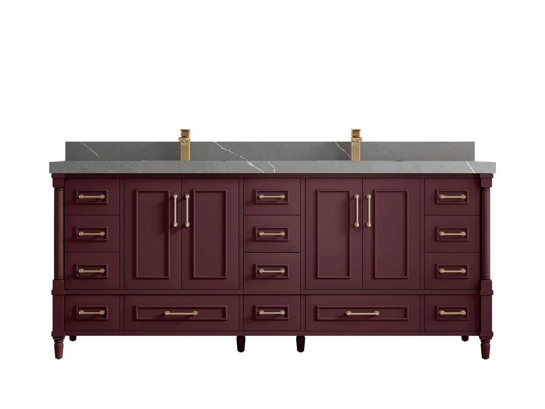 Aberdeen 80 in. W x 22 in. D Double Sink Bathroom Vanity - Willow Bath and Vanity