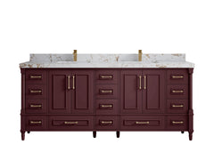 Aberdeen 80 in. W x 22 in. D Double Sink Bathroom Vanity - photo 40