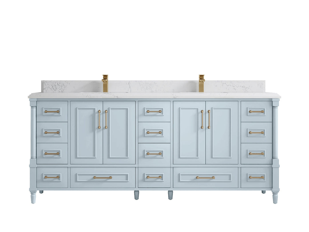 Aberdeen 80 in. W x 22 in. D Double Sink Bathroom Vanity - Willow Bath and Vanity