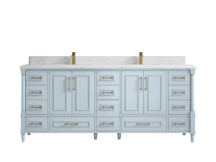 Aberdeen 80 in. W x 22 in. D Double Sink Bathroom Vanity - photo 27