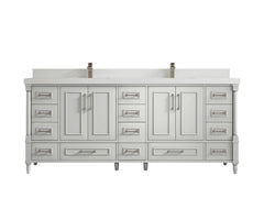 Aberdeen 80 in. W x 22 in. D Double Sink Bathroom Vanity - photo 43