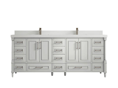 Aberdeen 80 in. W x 22 in. D Double Sink Bathroom Vanity - Willow Bath and Vanity