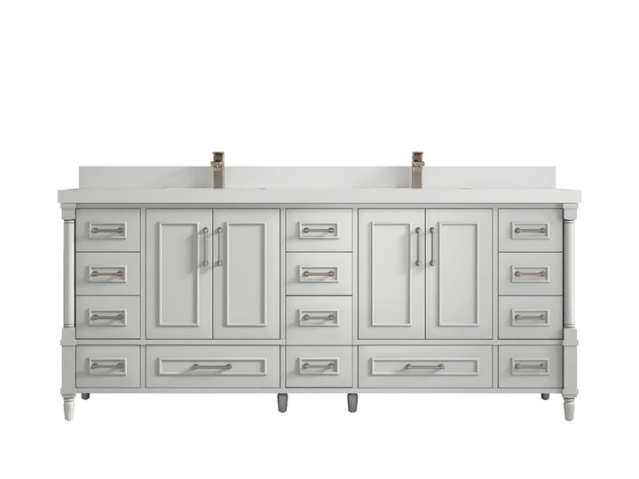 Aberdeen 80 in. W x 22 in. D Double Sink Bathroom Vanity - photo 43