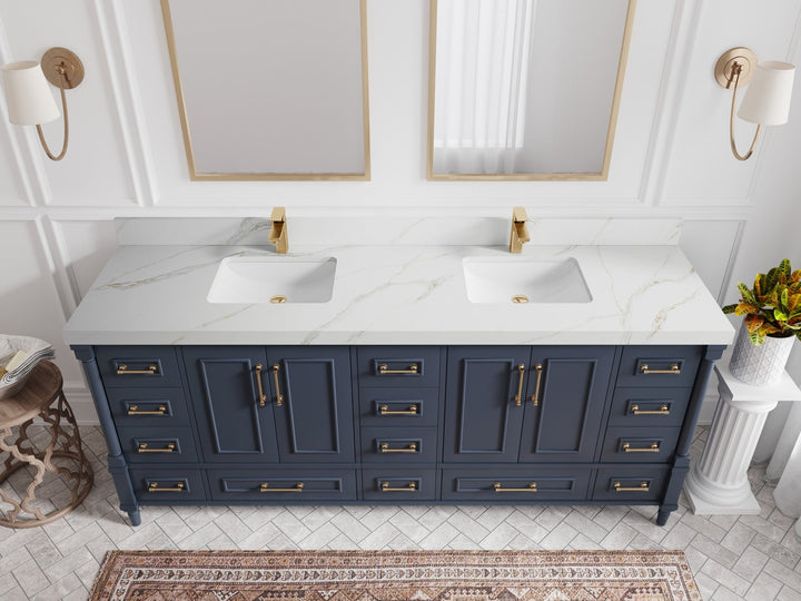 Aberdeen 80 in. W x 22 in. D Double Sink Bathroom Vanity - photo 15