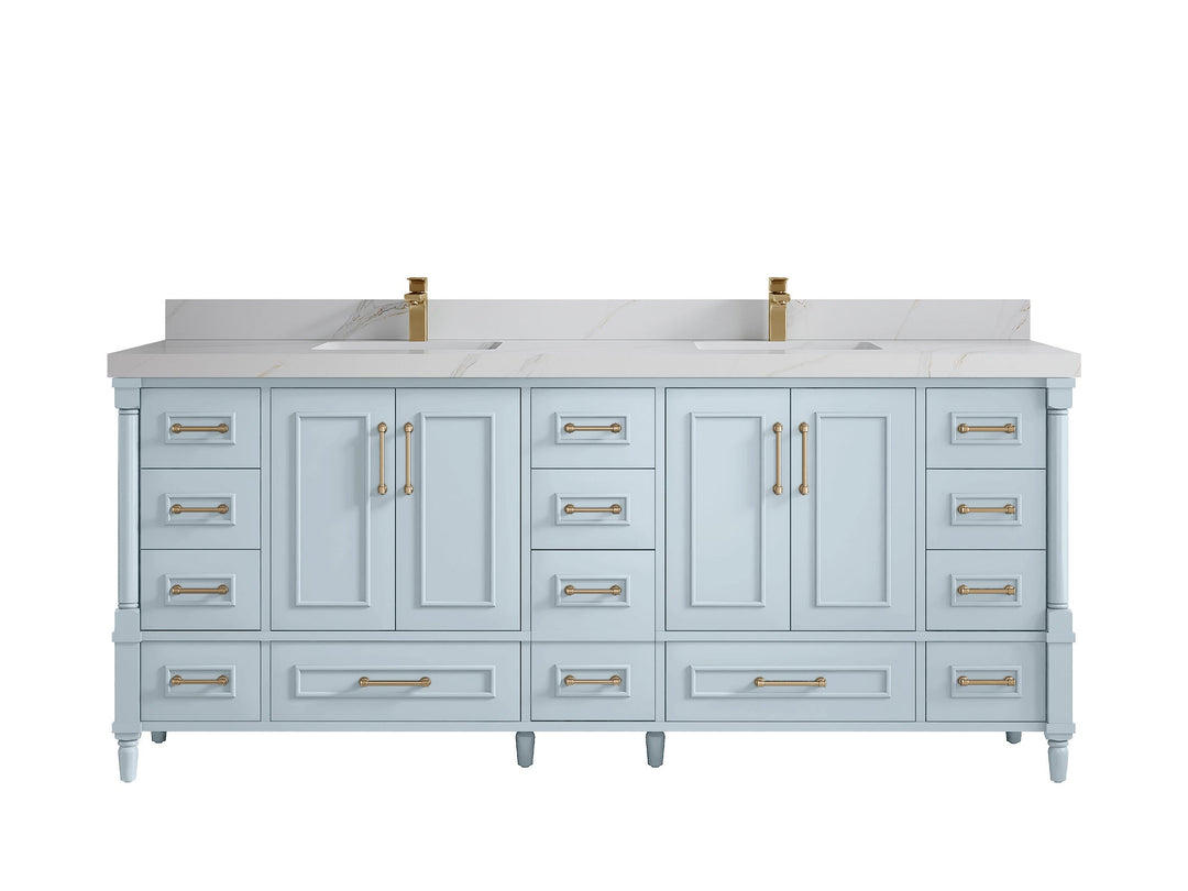 Aberdeen 80 in. W x 22 in. D Double Sink Bathroom Vanity - Willow Bath and Vanity