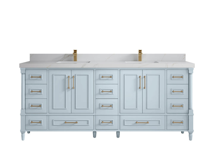 Aberdeen 80 in. W x 22 in. D Double Sink Bathroom Vanity - photo 19