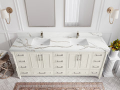Aberdeen 80 in. W x 22 in. D Double Sink Bathroom Vanity - photo 7