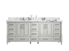 Aberdeen 80 in. W x 22 in. D Double Sink Bathroom Vanity - photo 1
