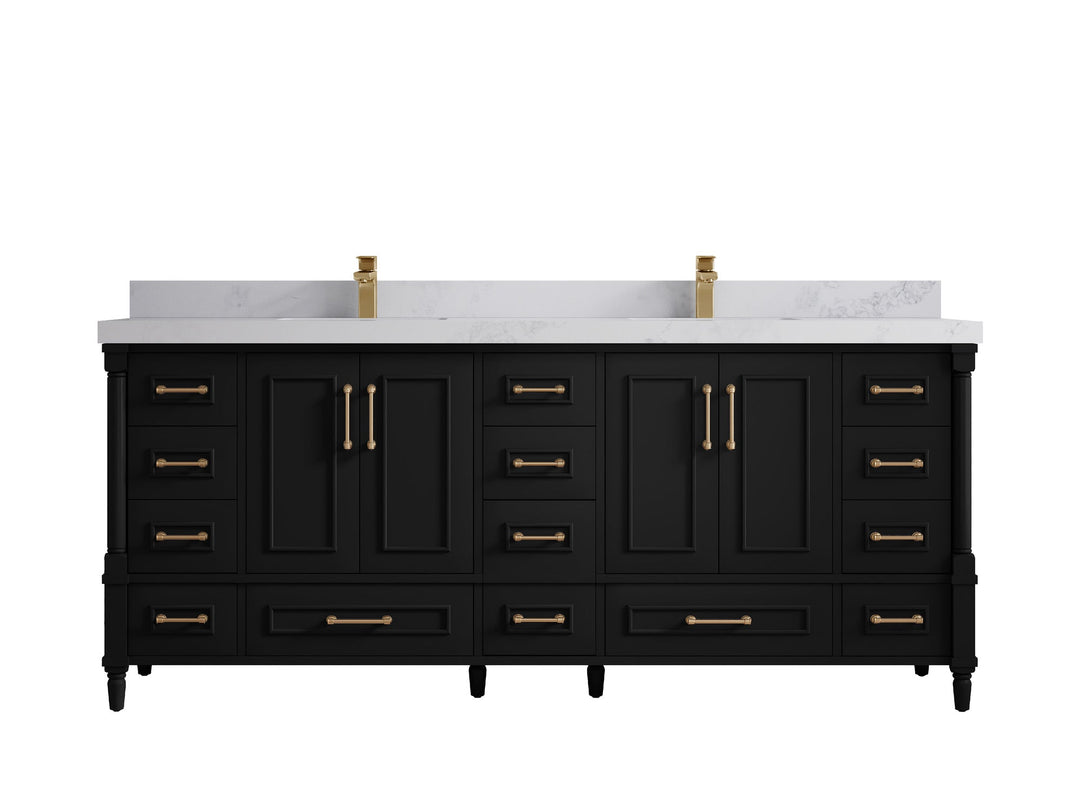 Aberdeen 80 in. W x 22 in. D Double Sink Bathroom Vanity - Willow Bath and Vanity