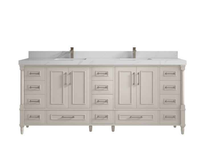 Aberdeen 80 in. W x 22 in. D Double Sink Bathroom Vanity - photo 16