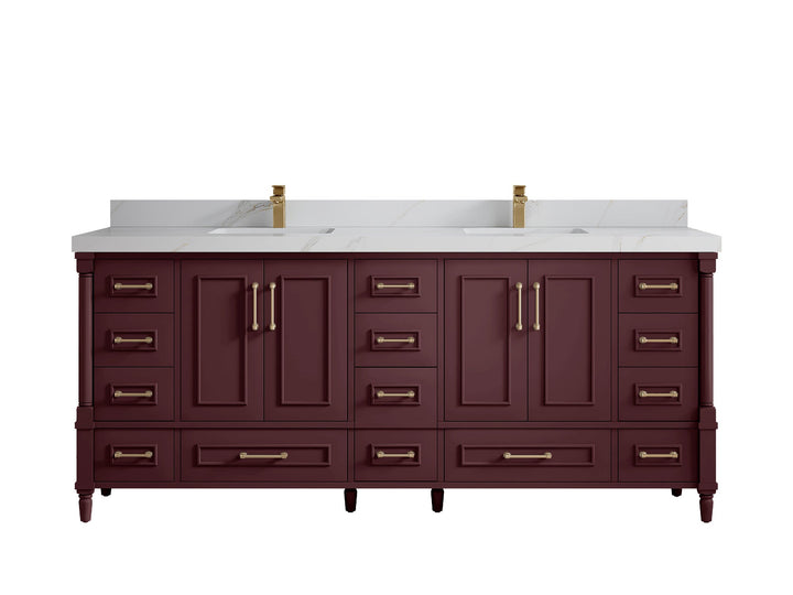 Aberdeen 80 in. W x 22 in. D Double Sink Bathroom Vanity - photo 20