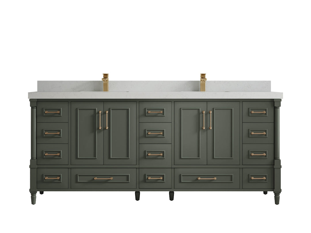 Aberdeen 80 in. W x 22 in. D Double Sink Bathroom Vanity - Willow Bath and Vanity