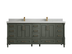 Aberdeen 80 in. W x 22 in. D Double Sink Bathroom Vanity - photo 10