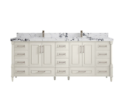Aberdeen 84 in. W x 22 in. D Double Sink Bathroom Vanity - Willow Bath and Vanity