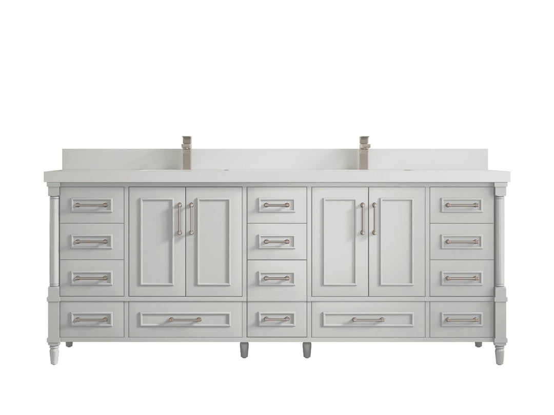 Aberdeen 84 in. W x 22 in. D Double Sink Bathroom Vanity - Willow Bath and Vanity