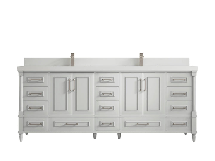 Aberdeen 84 in. W x 22 in. D Double Sink Bathroom Vanity - photo 42