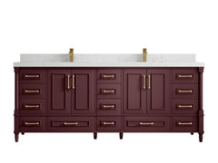 Aberdeen 84 in. W x 22 in. D Double Sink Bathroom Vanity - photo 28