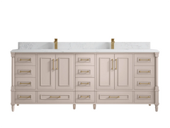 Aberdeen 84 in. W x 22 in. D Double Sink Bathroom Vanity - photo 28