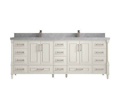 Aberdeen 84 in. W x 22 in. D Double Sink Bathroom Vanity - Willow Bath and Vanity