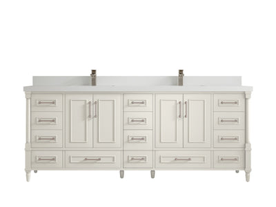 Aberdeen 84 in. W x 22 in. D Double Sink Bathroom Vanity - Willow Bath and Vanity