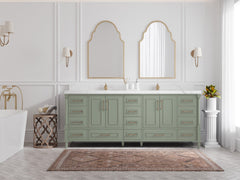 Aberdeen 84 in. W x 22 in. D Double Sink Bathroom Vanity - photo 4