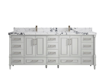Aberdeen 84 in. W x 22 in. D Double Sink Bathroom Vanity - Willow Bath and Vanity