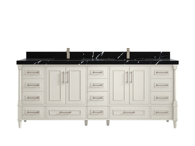 Aberdeen 84 in. W x 22 in. D Double Sink Bathroom Vanity - Willow Bath and Vanity