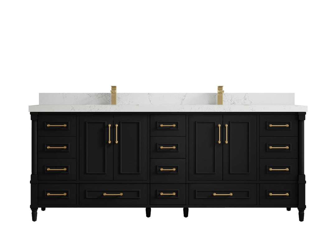 Aberdeen 84 in. W x 22 in. D Double Sink Bathroom Vanity - Willow Bath and Vanity