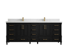Aberdeen 84 in. W x 22 in. D Double Sink Bathroom Vanity - photo 29